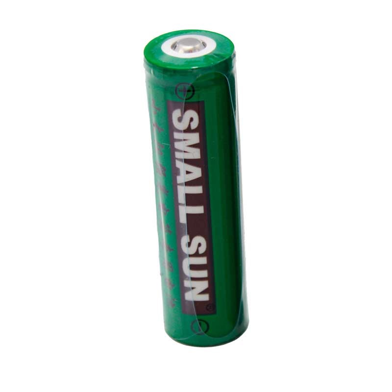 باتری مارک اسامال سان لیتیوم-یون قابل شارژ سبز ظرفیت 2400 میلی آمپرساعت واقعی بسته 1 عددی مدل ۱۸۶۵۰ اورجینال 