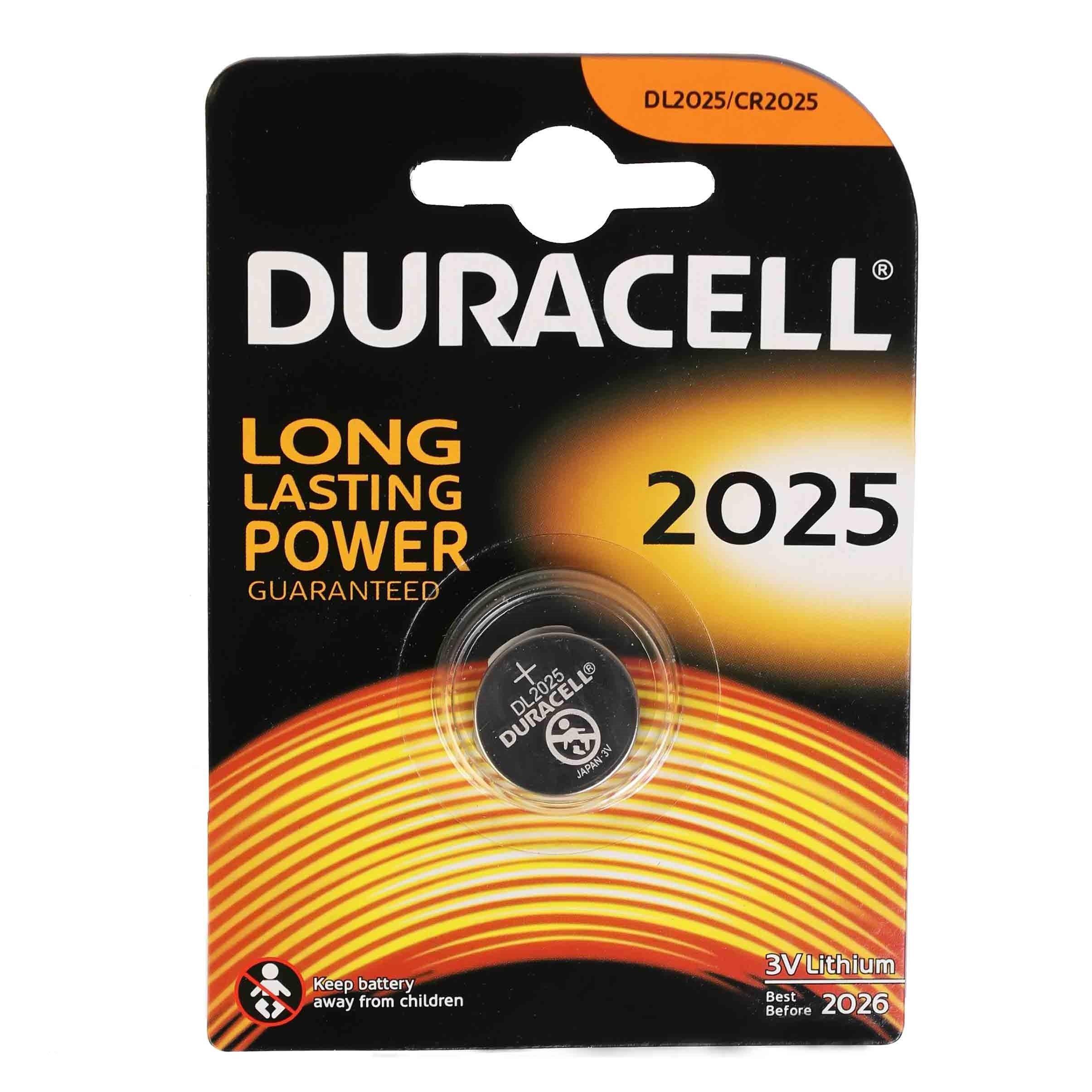 باطری سکه‌ ای دوراسل تکی DURACELL مدل 2025 بسته ۱ عددی
