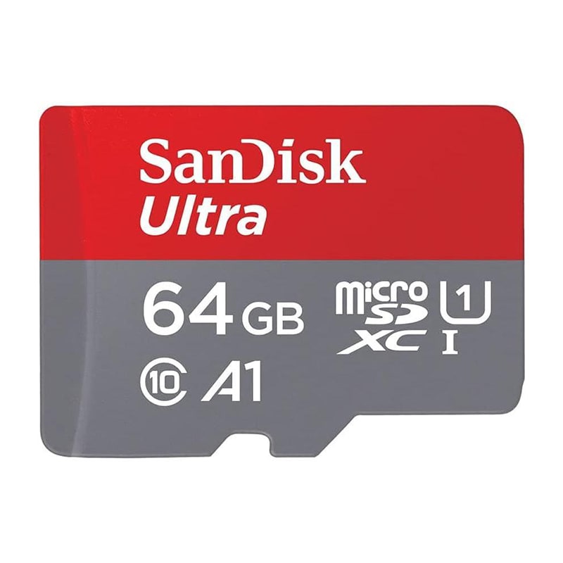 کارت حافظه 64 گیگ microSDXC سن دیسک مدل Ultra کلاس 10 استاندارد UHS-I سرعت 140MBps