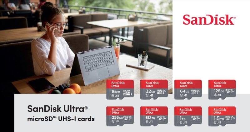 کارت حافظه 64 گیگ microSDXC سن دیسک مدل Ultra کلاس 10 استاندارد UHS-I سرعت 140MBps