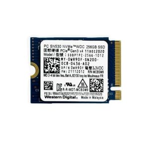 حافظه SSD اینترنال وسترن دیجیتال 256 گیگابایت Western Digital 2230 SN530 M.2 استوک