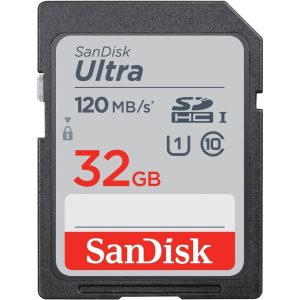 کارت حافظه SD سن دیسک مدل Ultra کلاس 10 استاندارد UHS-I U1 سرعت 120MBps ظرفیت 32 گیگابایت