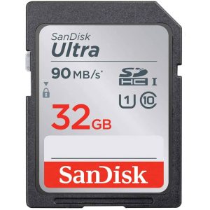 کارت حافظه اس دی سن دیسک مدل Ultra کلاس 10 استاندارد UHS-I U1 سرعت 90MBps ظرفیت 32 گیگابایت