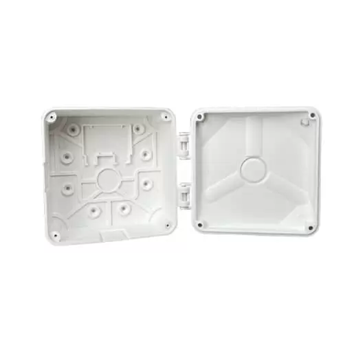کم باکس پرو لولایی 14 × 14 پلاستیکی سفید Grade A مخصوص دوربین مداربسته