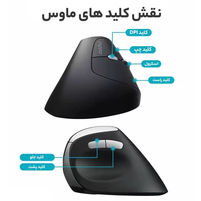 ماوس بیسیم رپو مدل MV20 Silent