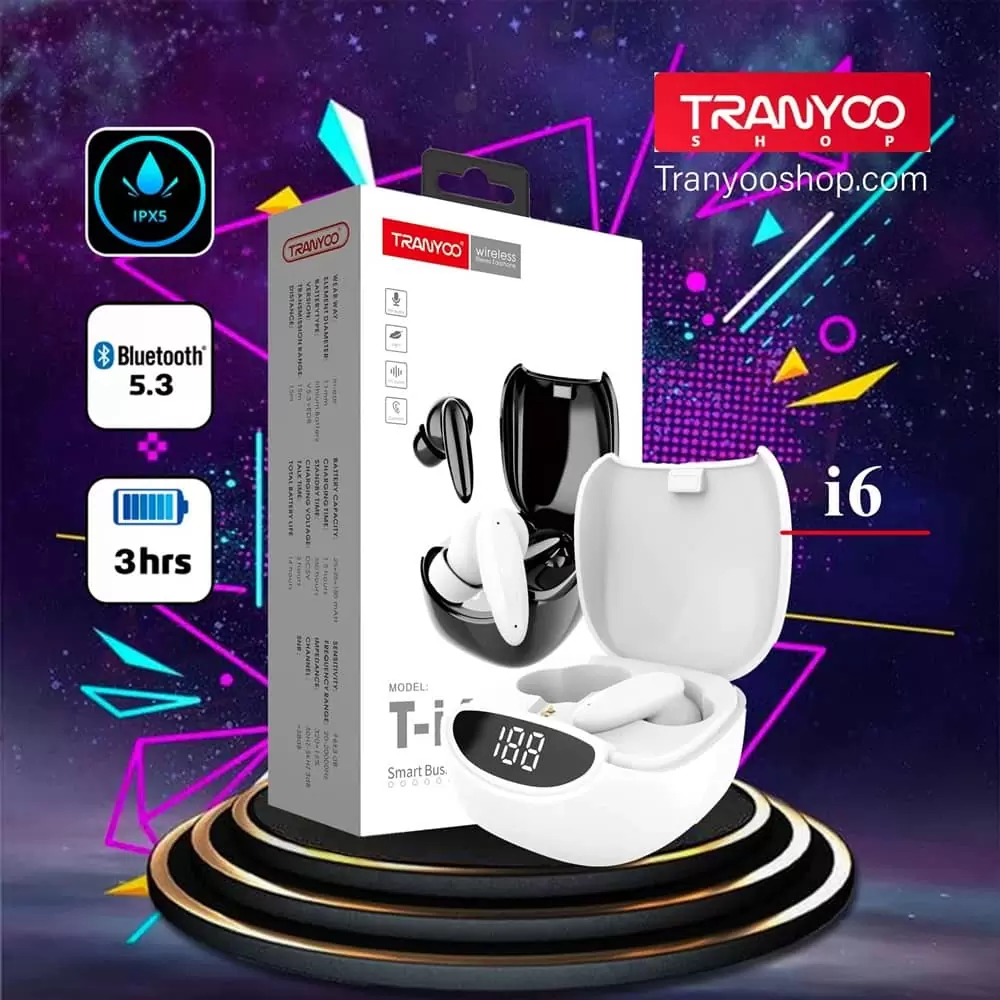 ایرپاد هندزفری بی سیم ترانیو مدل T-i6 (ANC)