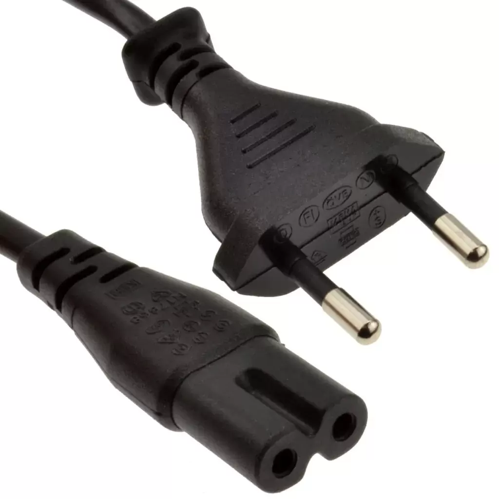 کابل برق 2 چاک ضخیم جنس خوب طول 1 متر