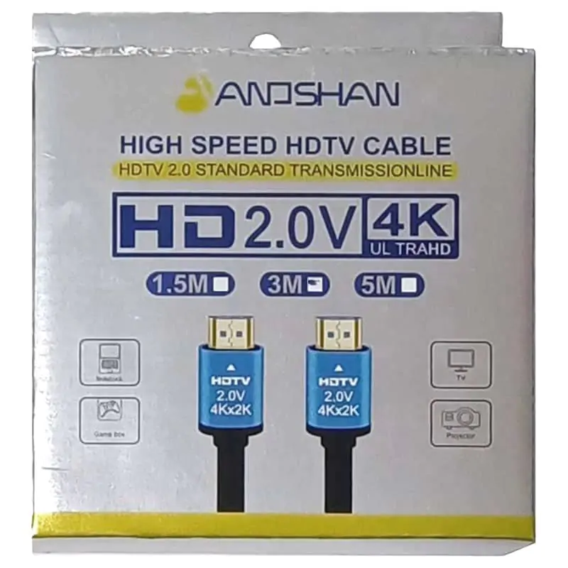 کابل HDMI 4K انوشان پک کارتنی به طول 1.5 الی 5 متر
