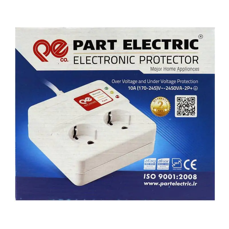 محافظ برق یخچال و فریزر پارت الکتریک مدل PE981 با کابل 3 متری