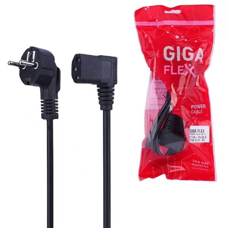 کابل سر L برق PC گیگا فلکس مدل 3x0.75 طول 1.5 متر 