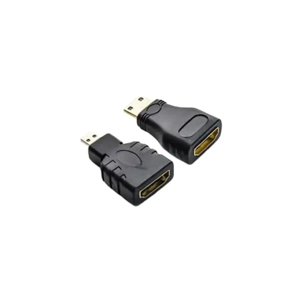کابل HDMI مدل Hs 3 in 1 به طول 1.5 متر به همراه تبدیل Mini HDMI و Micro HDMI