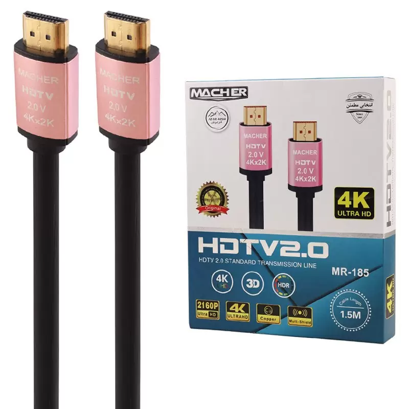 کابل HDMI مچر مدل 4K طول 1.5 الی 10 متر