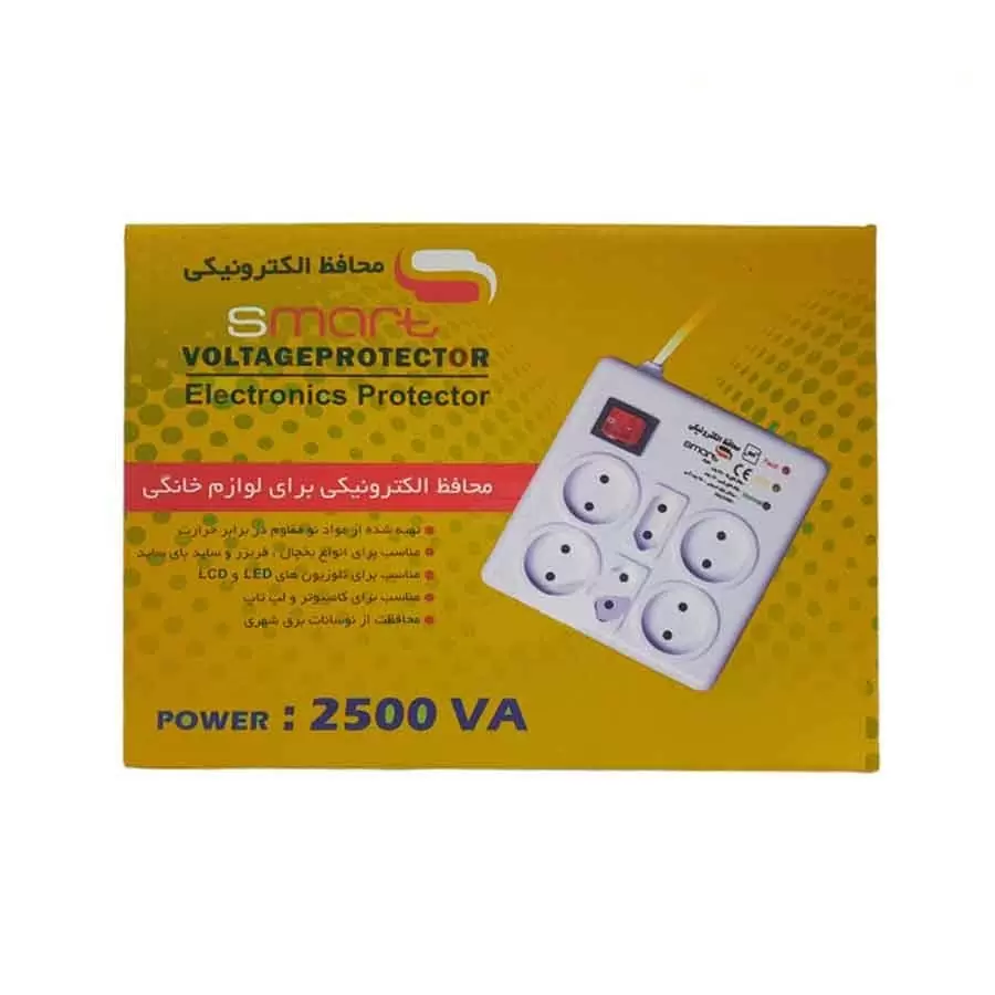 محافظ برق SMART مدل 2030 طول 3 متر 6 خانه