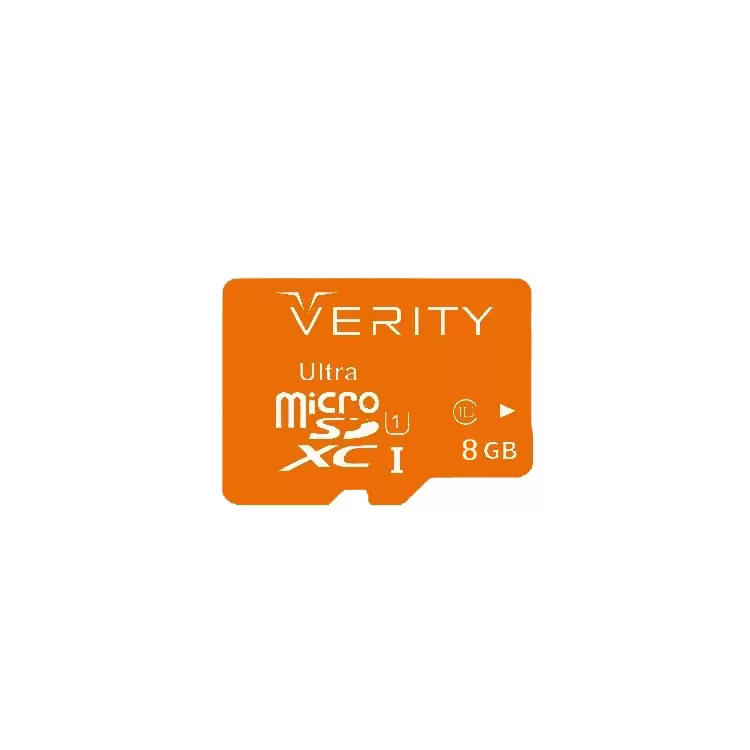 کارت حافظه Micro SDHC وریتی مدل Ultra1 کلاس 10 استاندارد UHS-I U1 سرعت 95MBps 8 گیگابایت بدون آداپتور SD
