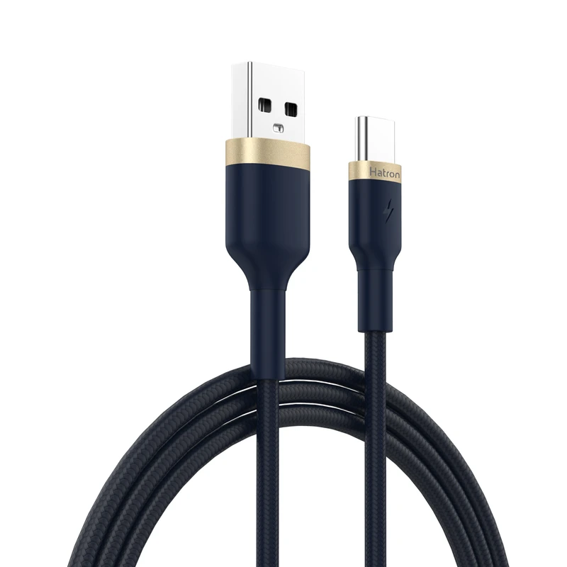 کابل تبدیل USB به USB-C هترون مدل HC203B طول 1 متر