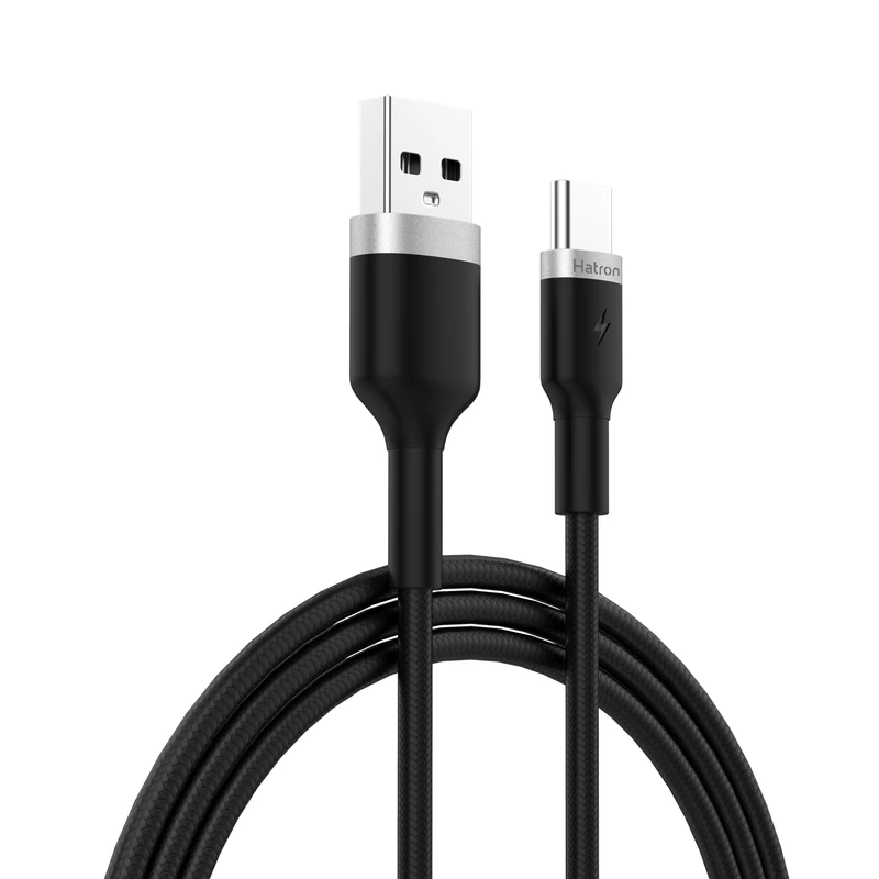 کابل تبدیل USB به USB-C هترون مدل HC203B طول 1 متر