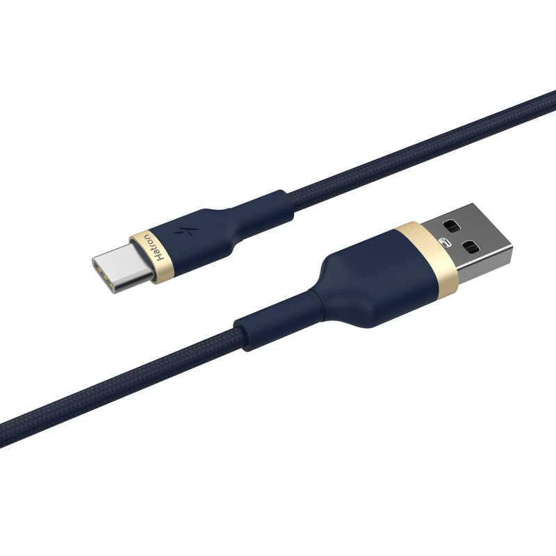 کابل تبدیل USB به USB-C هترون مدل HC203B طول 1 متر
