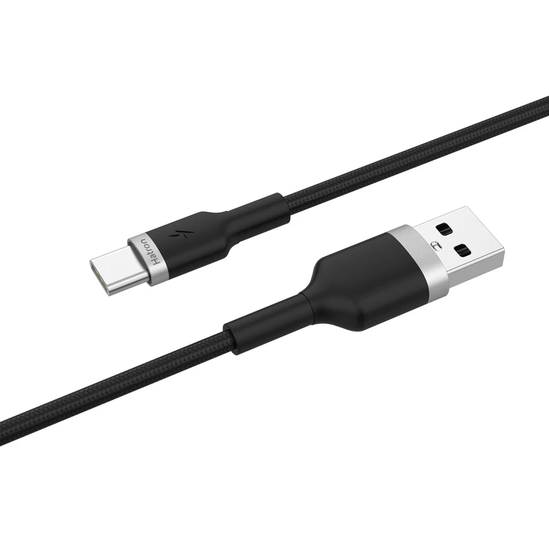 کابل تبدیل USB به USB-C هترون مدل HC203B طول 1 متر