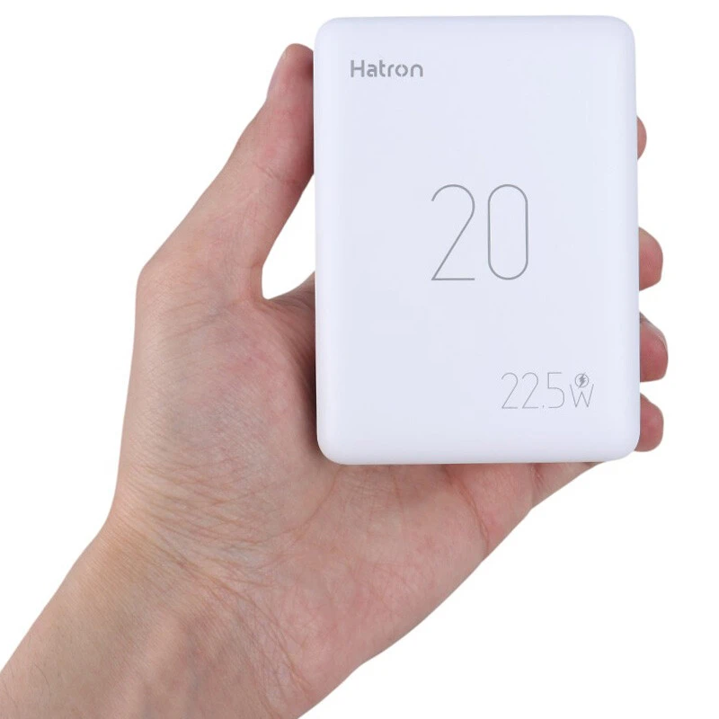 پاوربانک هترون مدل HPB2060ME ظرفیت 20000 میلی آمپر ساعت