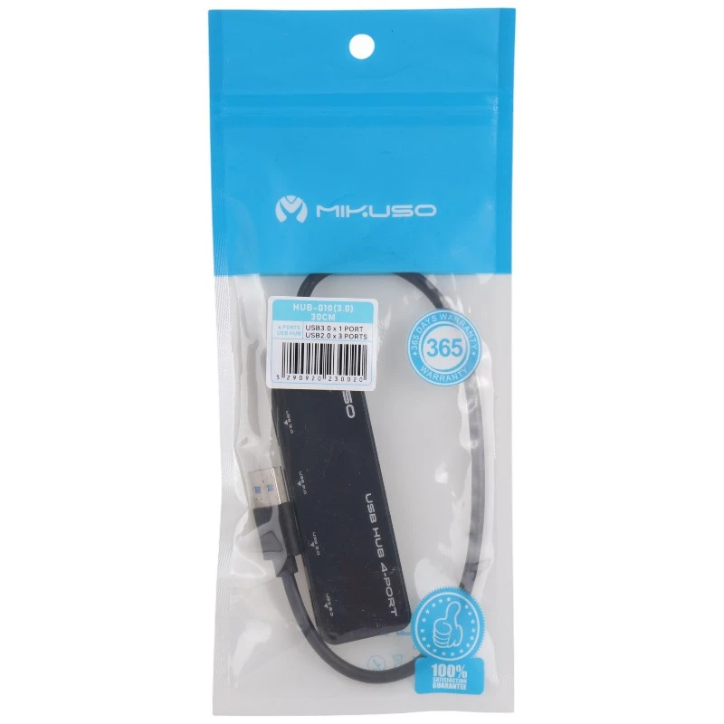 هاب 4 پورت USB 3.0 میکاسو HUB-010 طول 30 سانتی متر