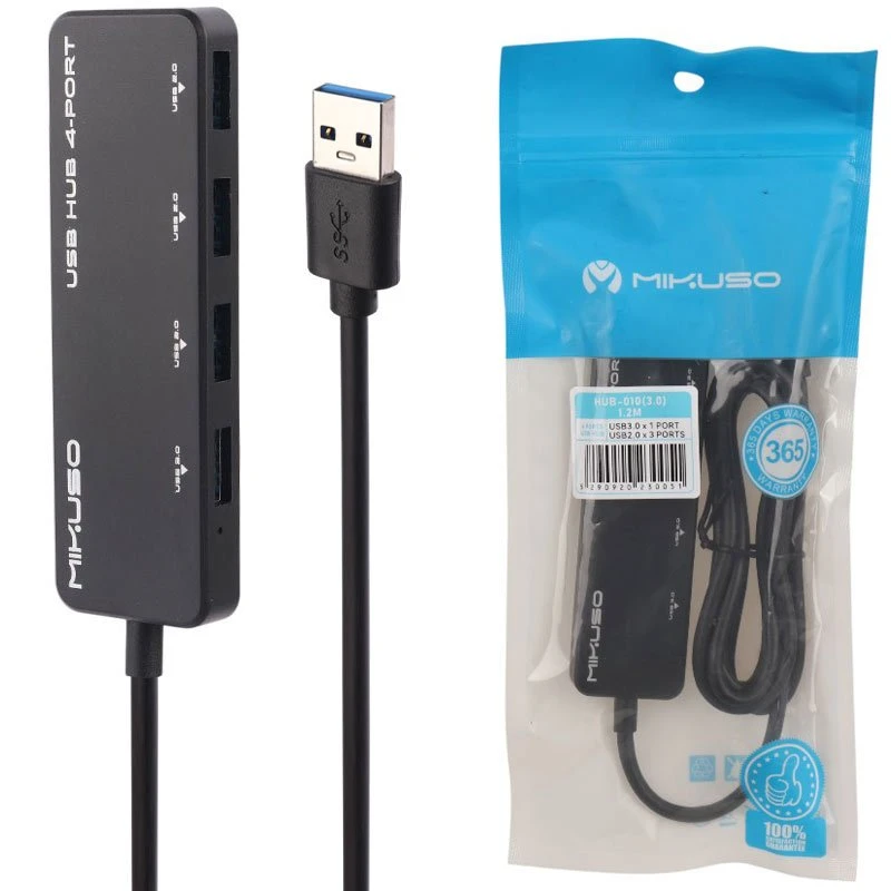 هاب 4 پورت USB 3.0 میکاسو HUB-010 طول 1.2 متر