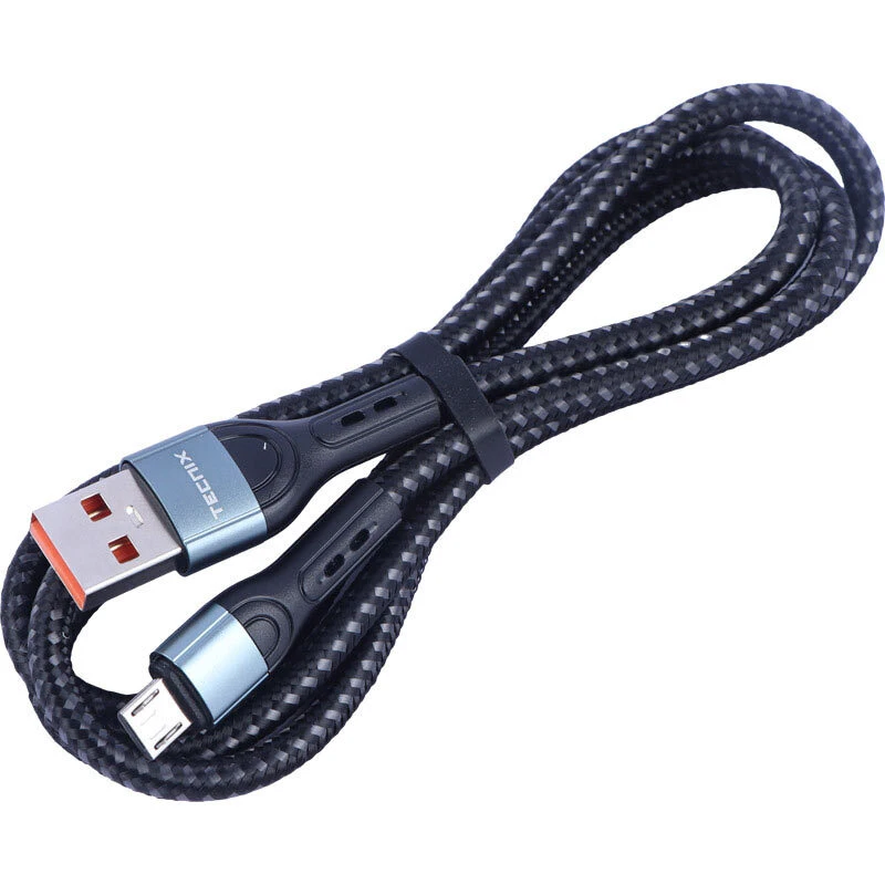 کابل میکرو یو اس بی فست شارژ 3.1 آمپر تکنیکس CBL-833-M طول 1 متر
