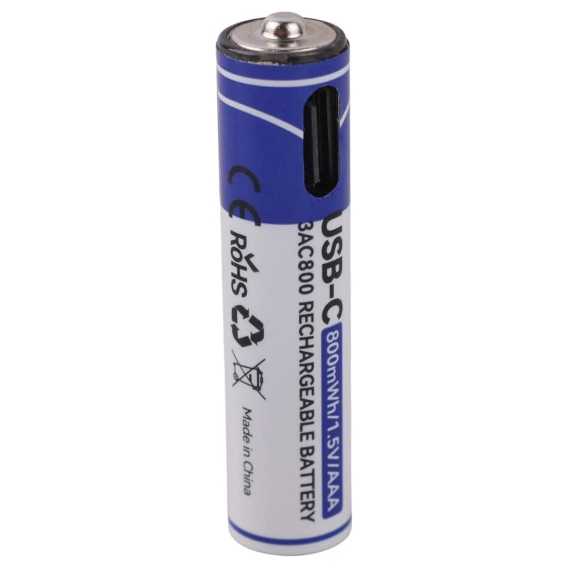 باتری دوتایی نیم قلمی شارژی DRcell 3AC800 AAA 533mAh