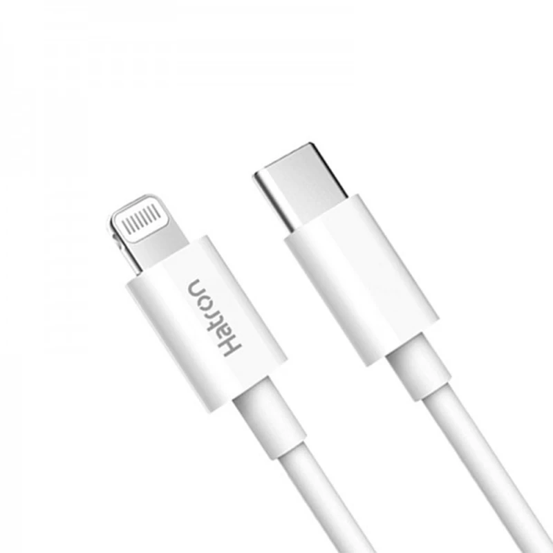 کابل شارژ USB-C به لایتنینگ هترون مدل MFI HC365i طول 1متر