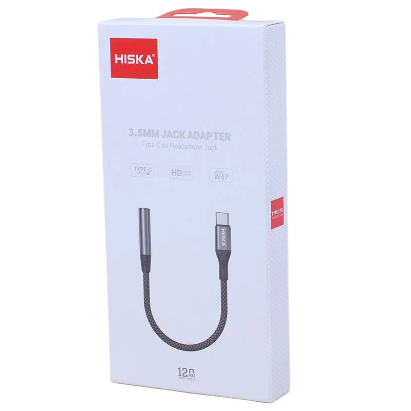تبدیل Type-C به جک 3.5 میلی متری هیسکا مدل W47