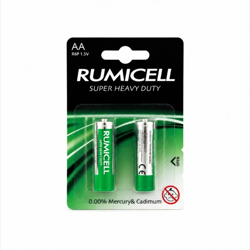 باتری قلمی 1.5 ولتی رومیسل Super Heavy Duty بسته 2 عددی