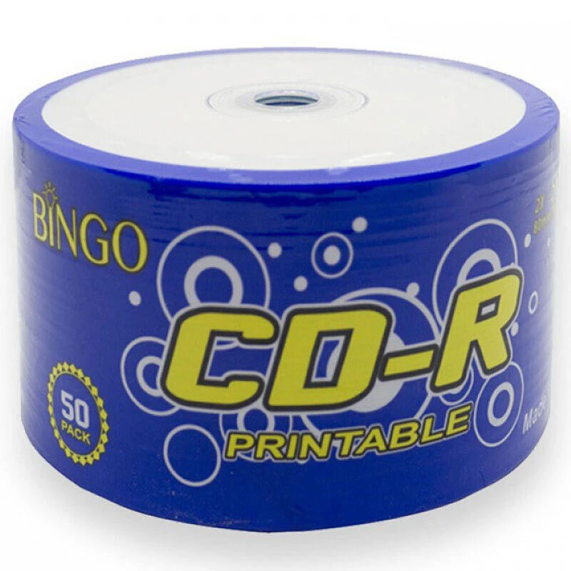 سی دی خام بینگو Printable ظرفیت 700 مگابایت 1 عددی