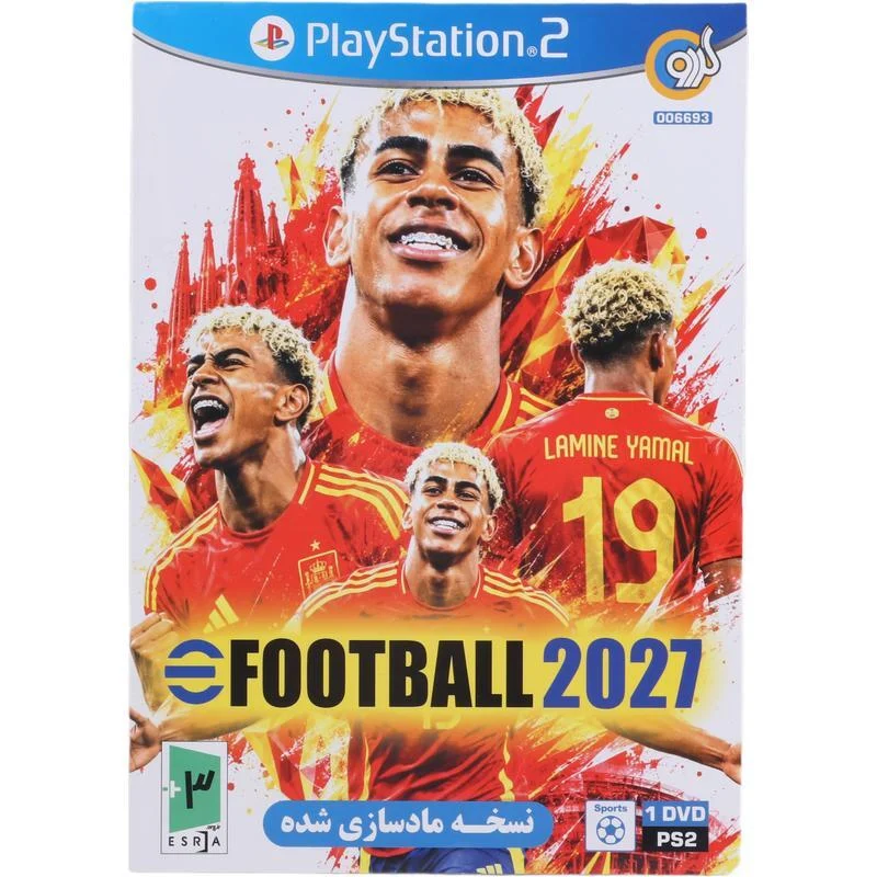بازی eFootball PES 2027 PS2 نسخه ماد سازی شده گردو مخصوص PS2